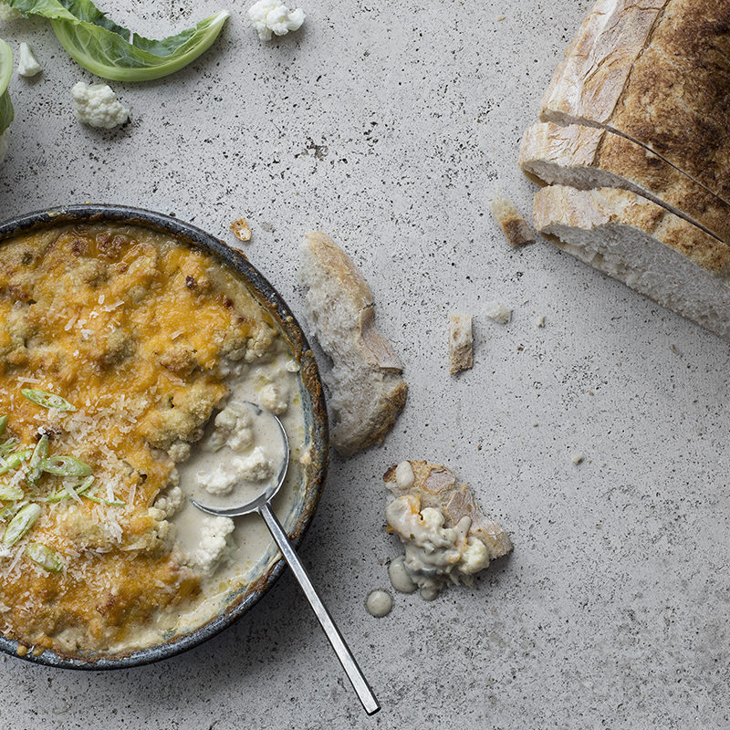 Baked Cauliflower Gratin