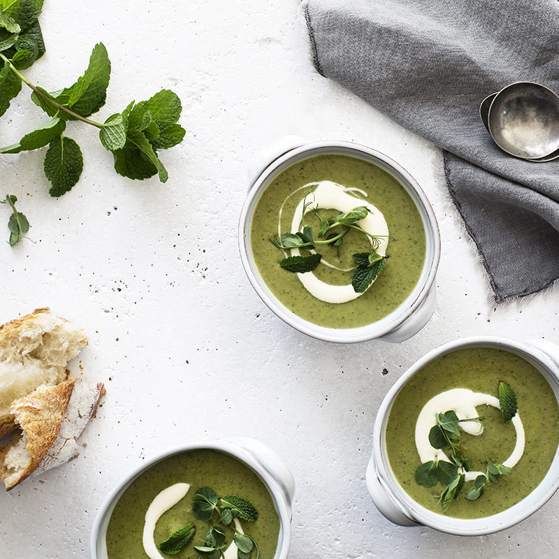 Minted Pea Soup