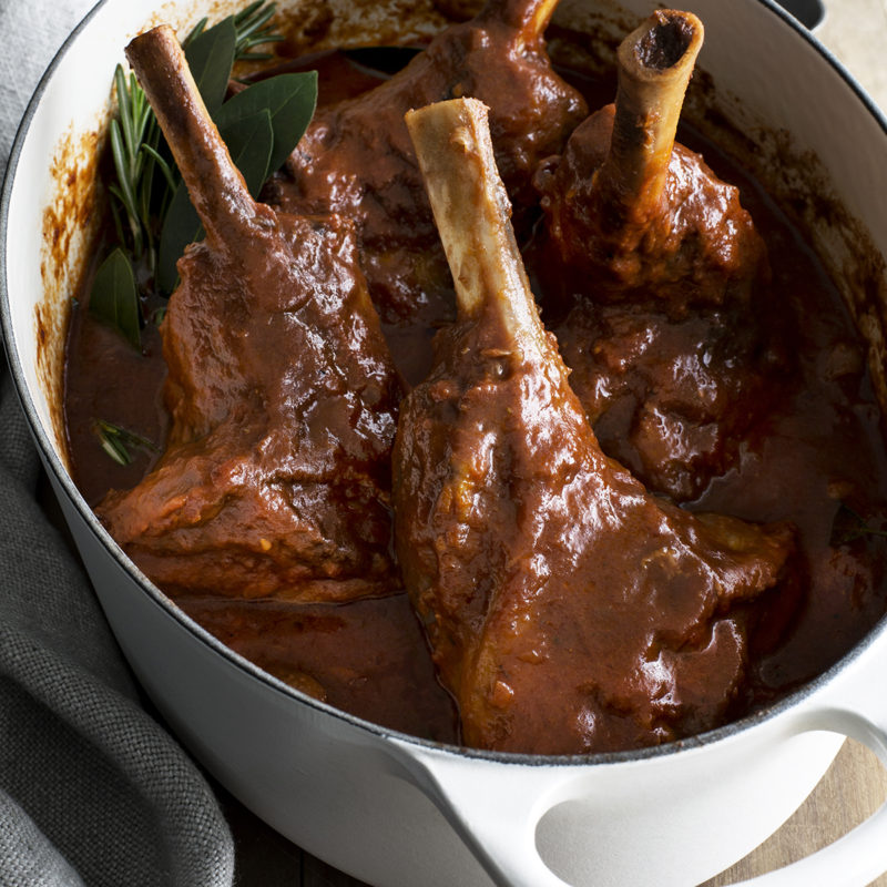 Slow Cooked Lamb Shanks