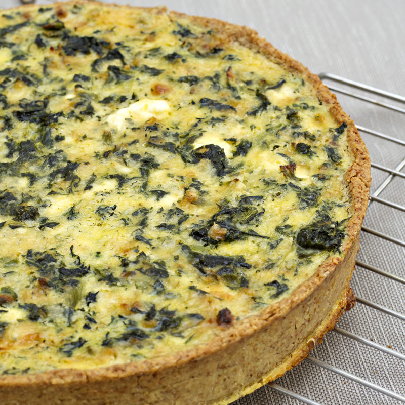 Spinach and Feta Quiche