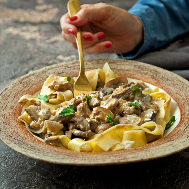 Beef Stroganoff