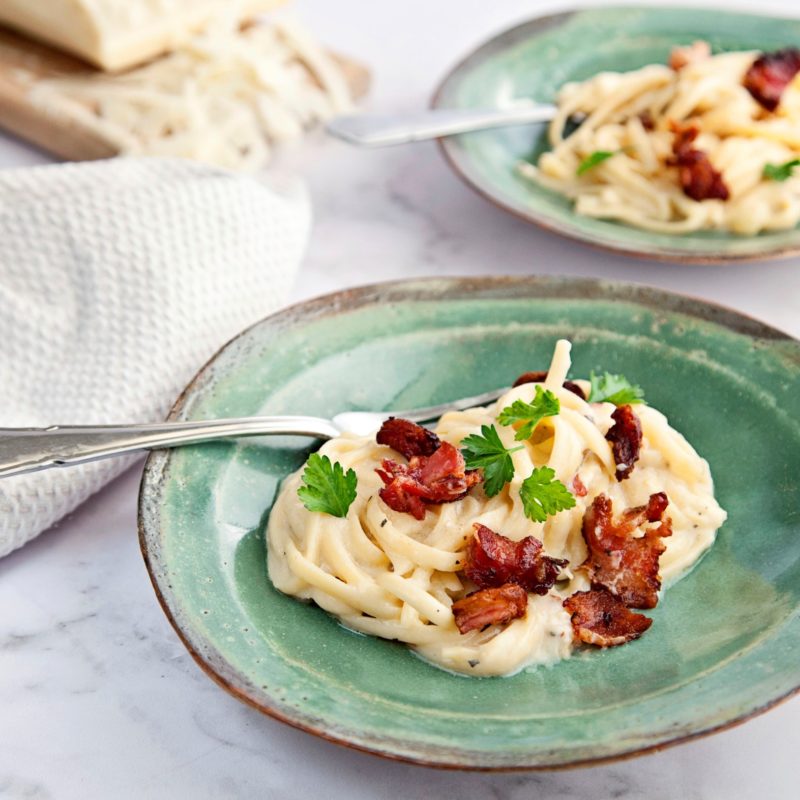 Creamy Bacon Linguine